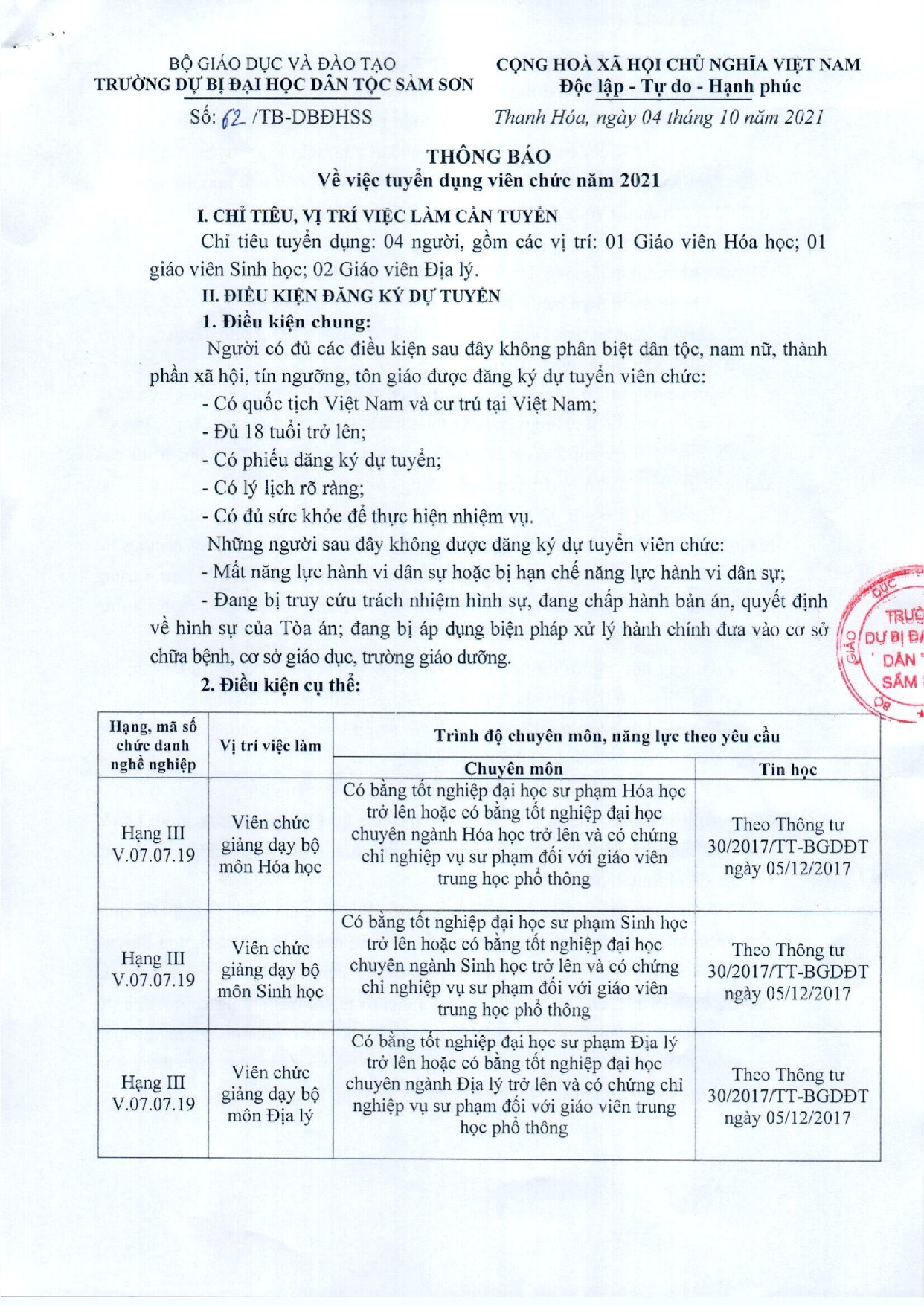 Thông báo tuyển dụng viên chức năm 2021_0001_page-0001